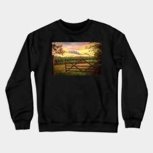 Maize Field At Sunset Crewneck Sweatshirt